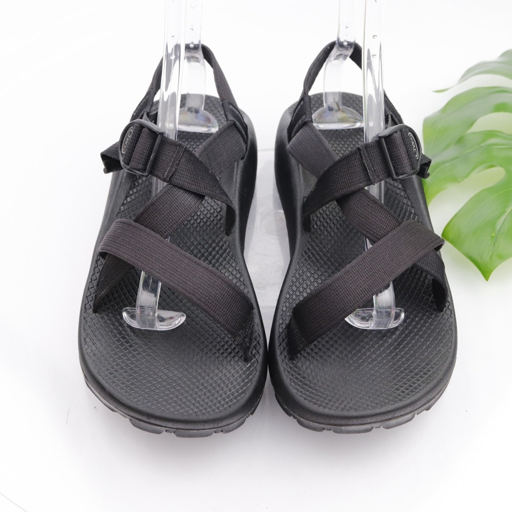 Chaco Shoes Mens Z1 Sandal Size 10 Black Adjustable Vibram Outdoor Comfort Hike